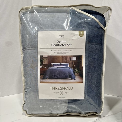 Threshold denim comforter - threshold,