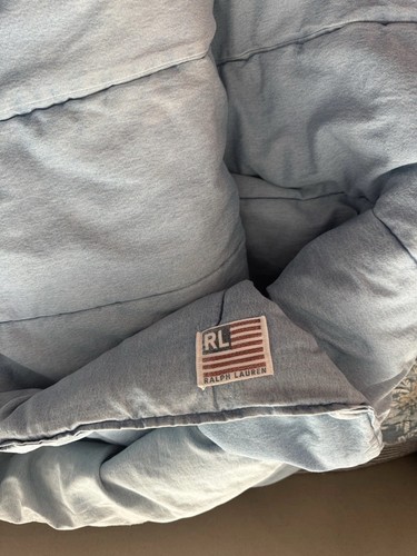 Vtg ralph lauren blue - blue, denim