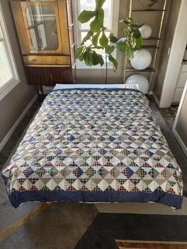 Patchwork down comforter queen - down,